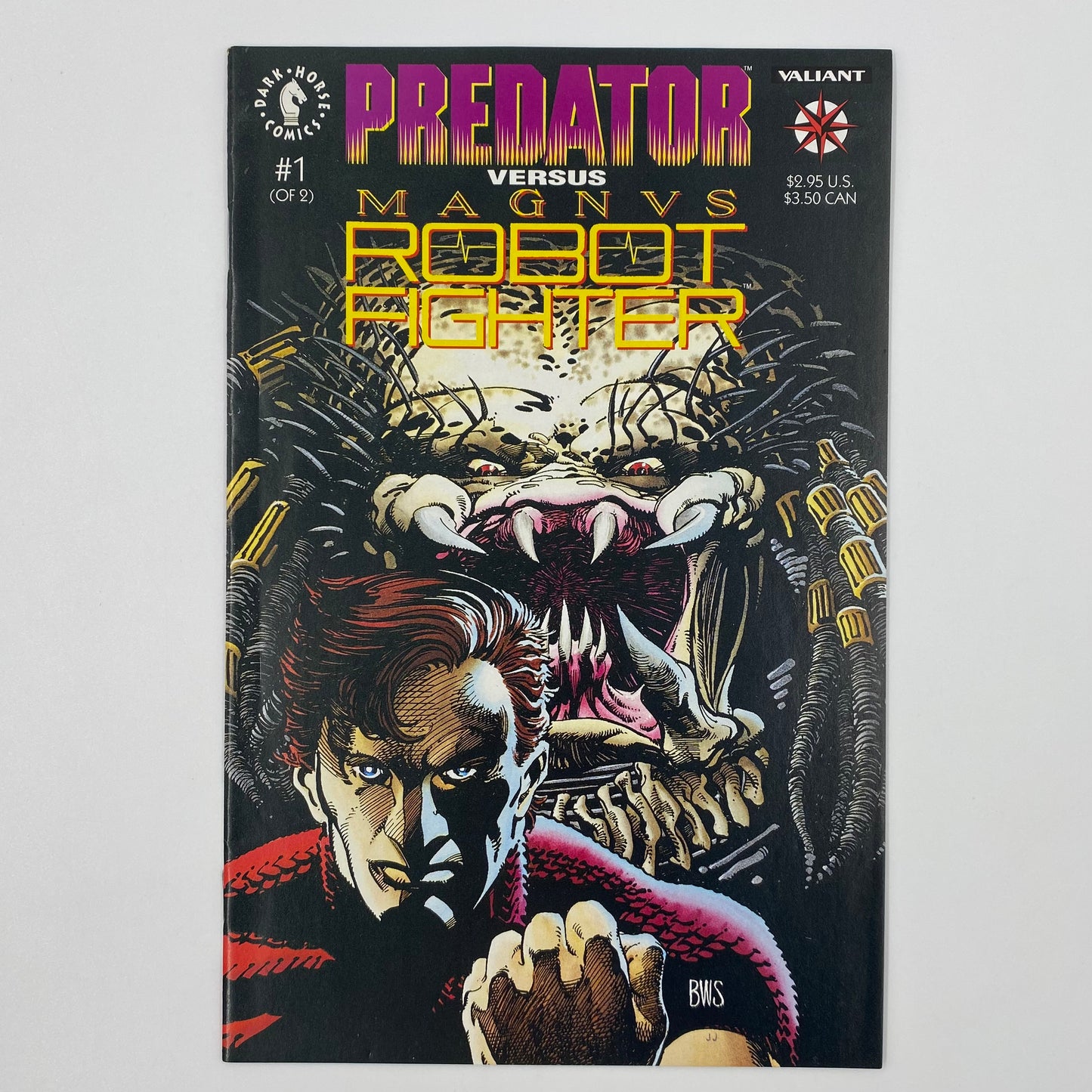 Predator versus Magnus Robot Fighter #1-2 (1992) Dark Horse & Valiant