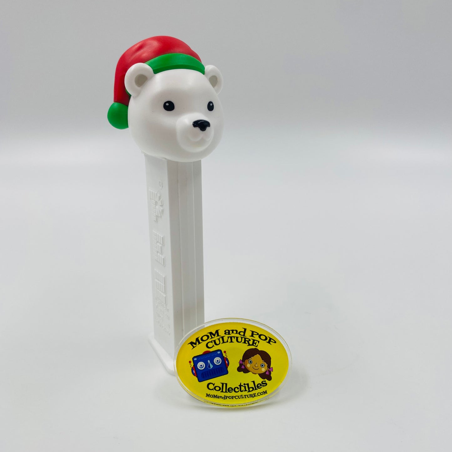 Christmas Winter Polar Bear with Winter Hat PEZ dispenser (2020) loose 7.5 Hungary