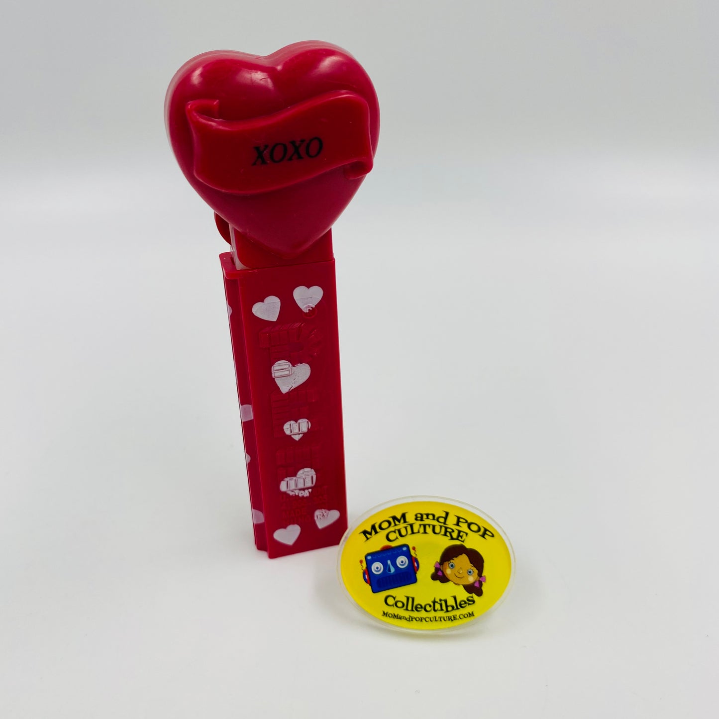 Valentine's Day Heart “XOXO” maroon PEZ dispenser (2005) loose 4.9 Hungary