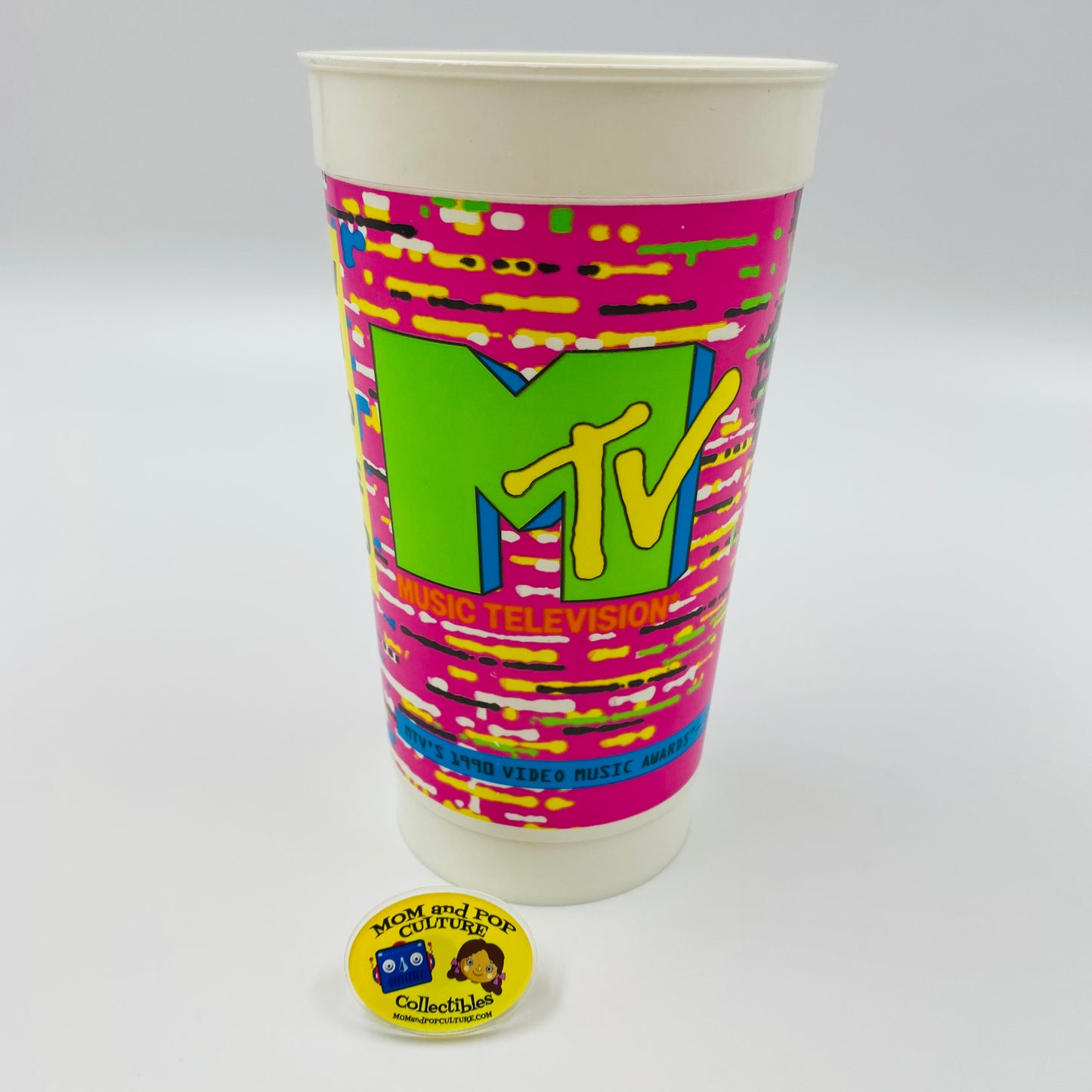 MTV VMA’s Video Music Awards purple 32oz plastic cup (1990) Taco Bell