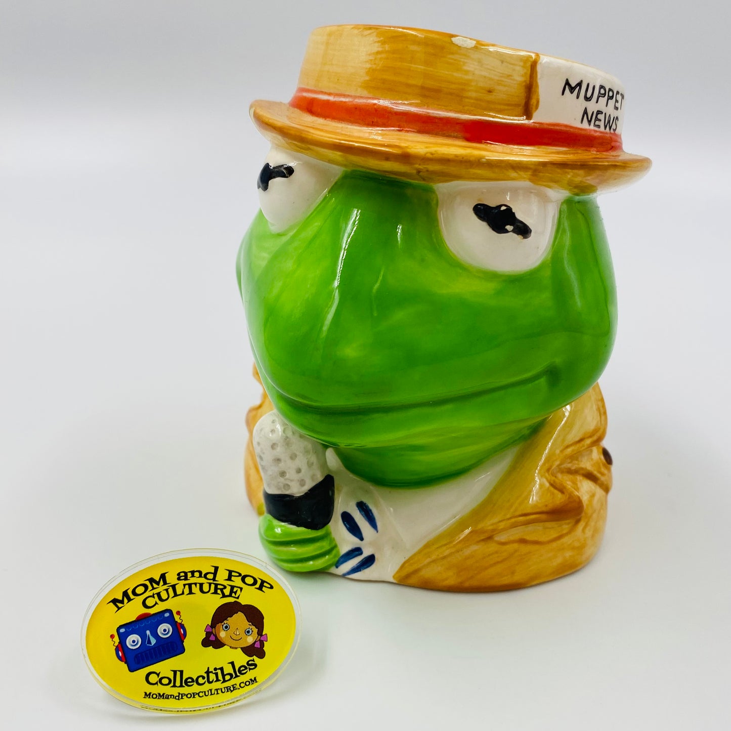 Muppets/Sesame Street Muppet News Reporter Kermit Ceramic Mug