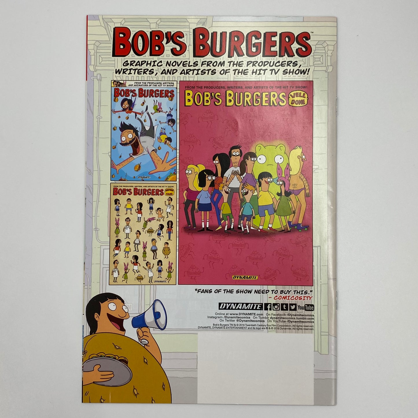 Bob's Burgers FCBD (2016) Dynamite (FN)