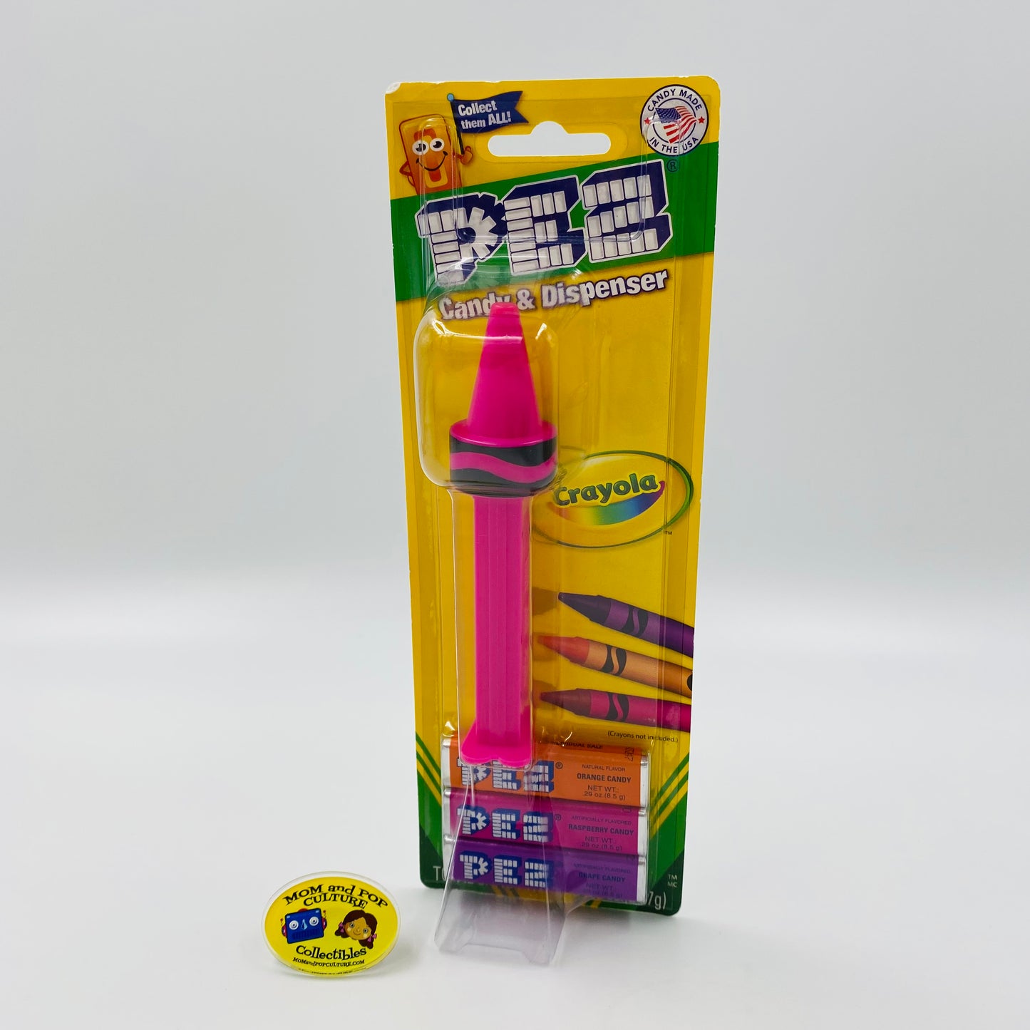 Crayola Jazzberry Jam crayon PEZ dispenser (2018) carded 7.5 China