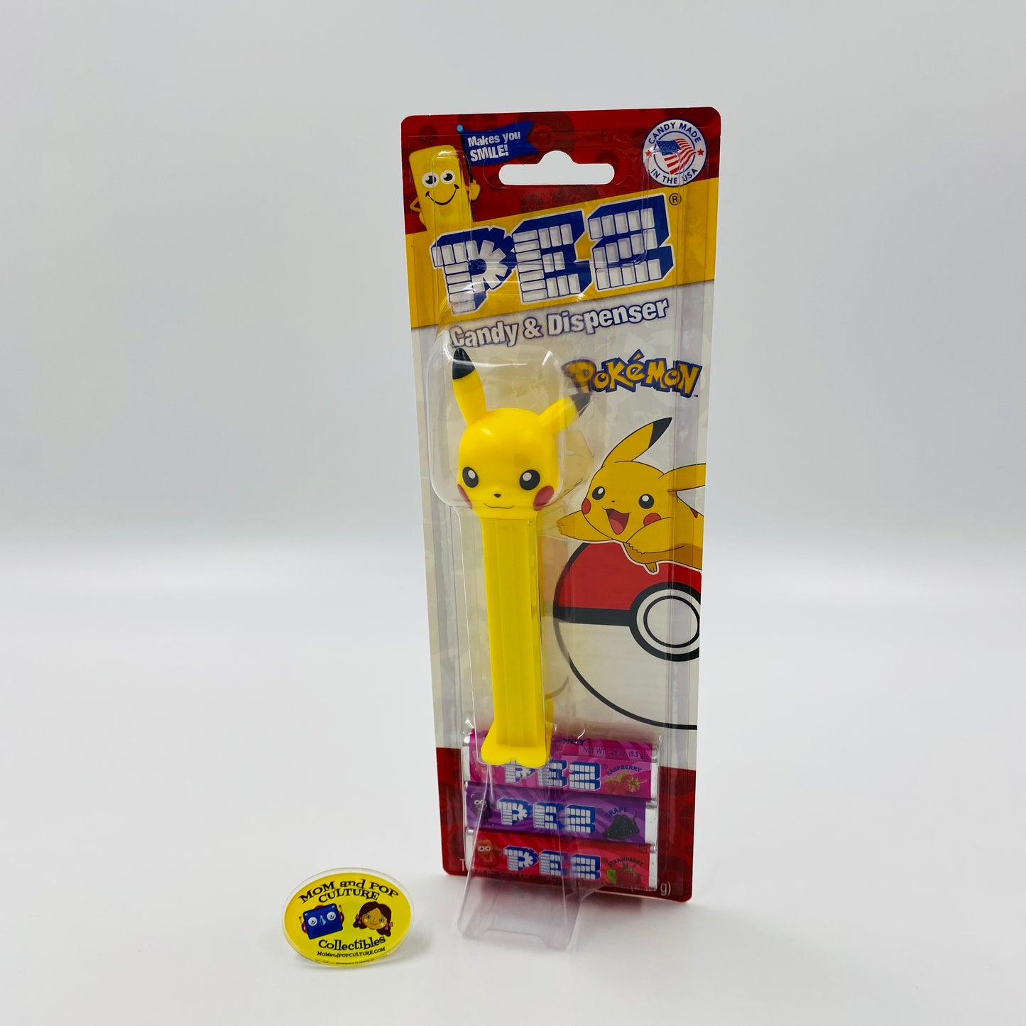 Pokemon Pikachu PEZ dispenser (2019) carded 7.5 China