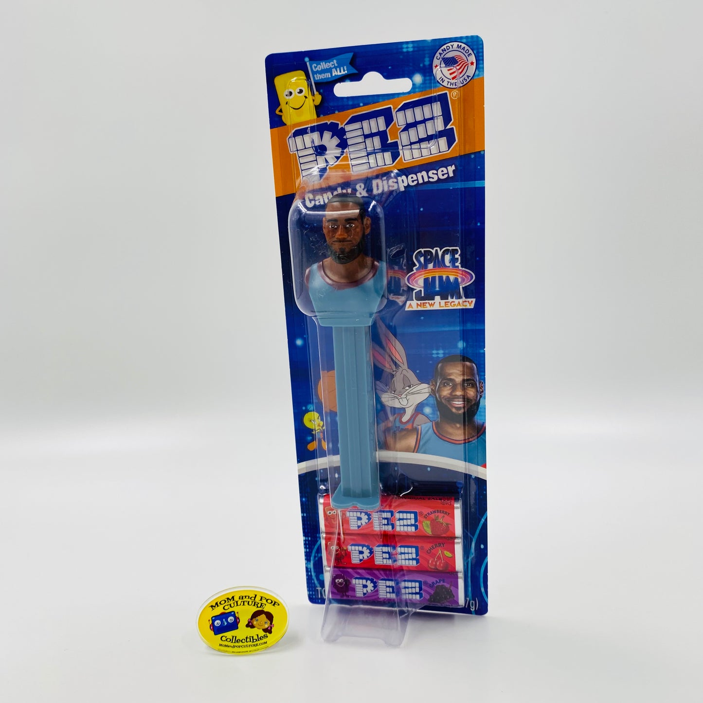 Space Jam A New Legacy LeBron James PEZ dispenser (2021) carded 7.5 China