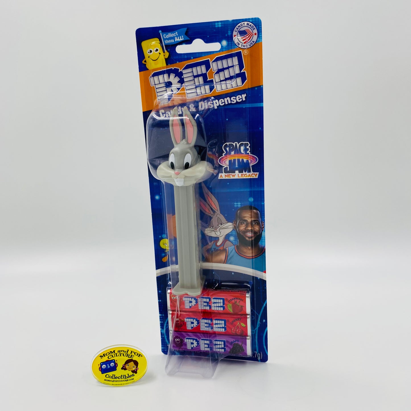 Space Jam A New Legacy Bugs Bunny PEZ dispenser (2021) carded 7.5 China