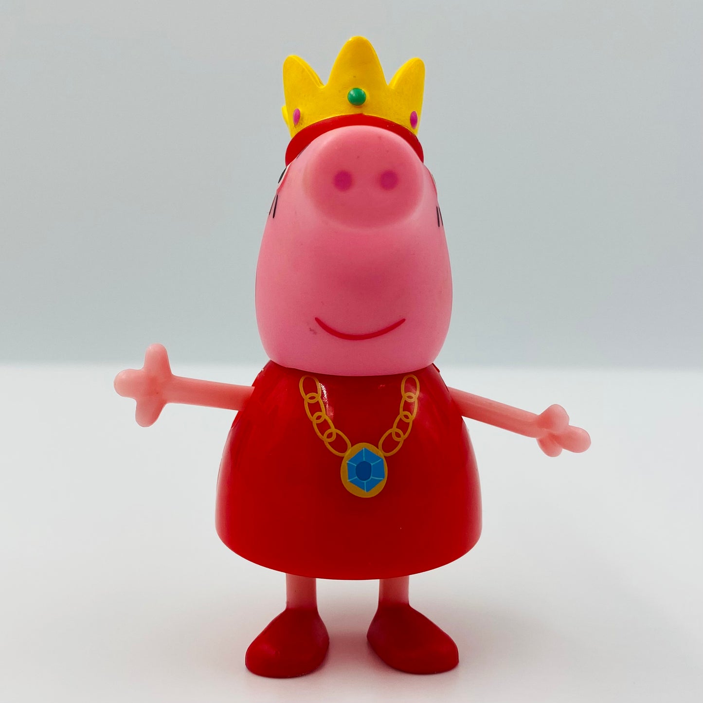 Peppa Pig Mummy Pig (queen) loose 5” mini figure (2003) Jazwares