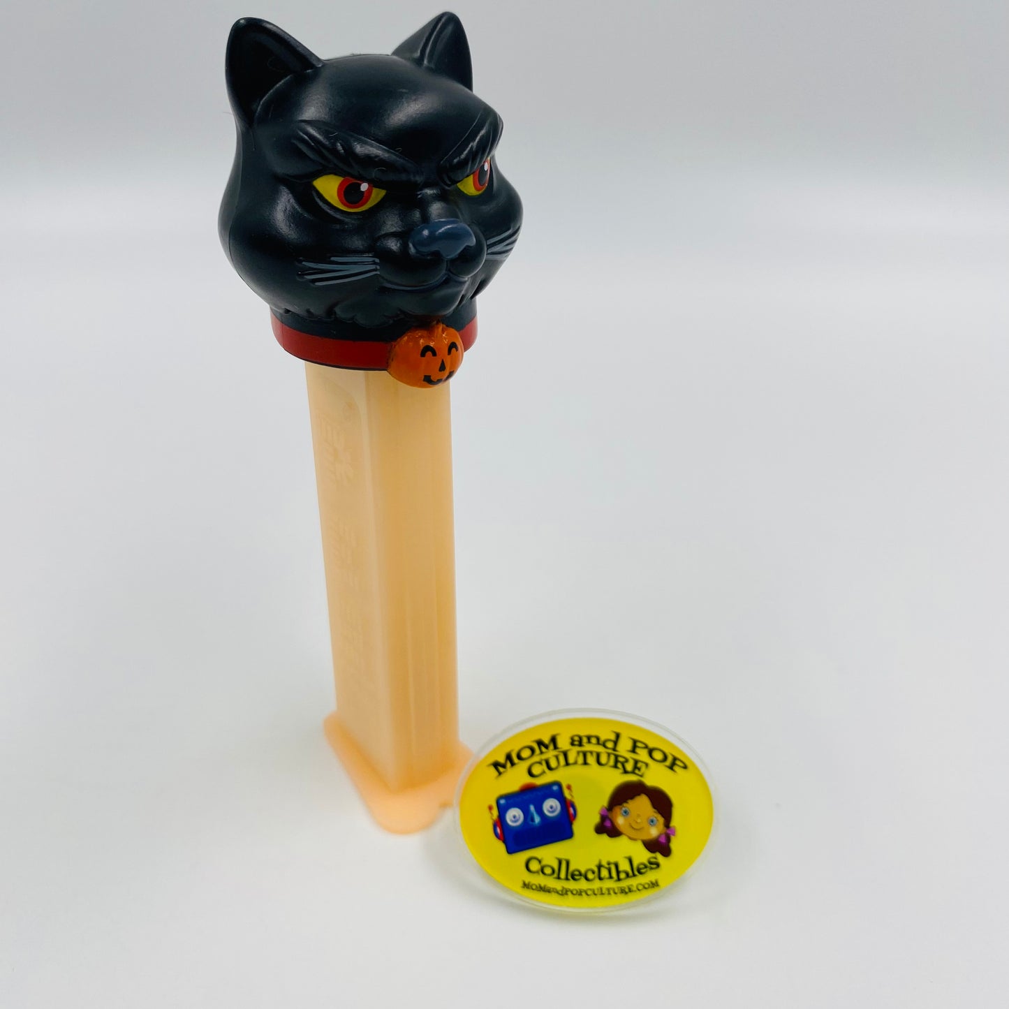 Halloween Glow in the Dark Black Cat PEZ dispenser (2003) loose 5.9 China