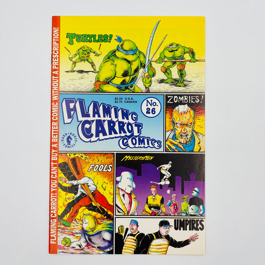 Flaming Carrot Comics No.26 guest starring the Teenage Mutant Ninja Turtles (1991) Dark Horse