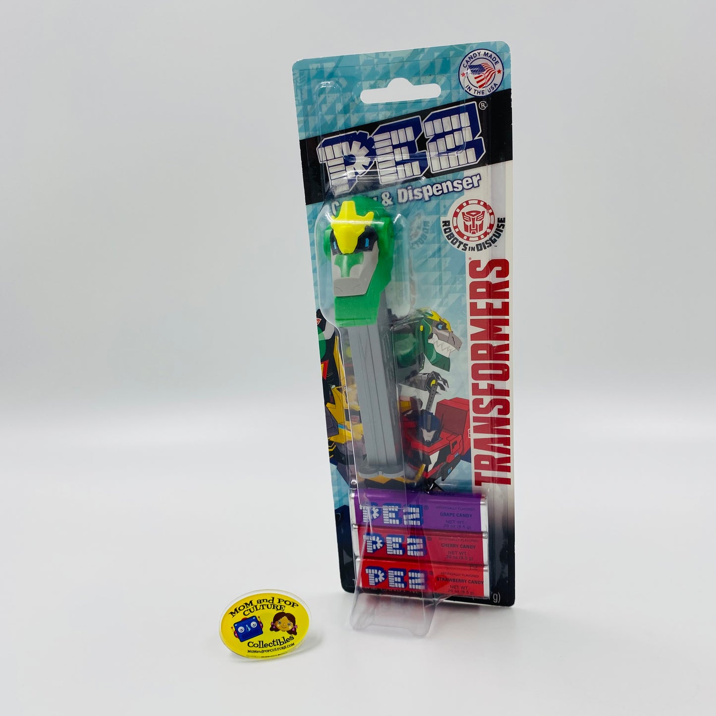 Transformers Robots in Disguise Grimlock PEZ dispenser (2016) carded 7.5 Hungary