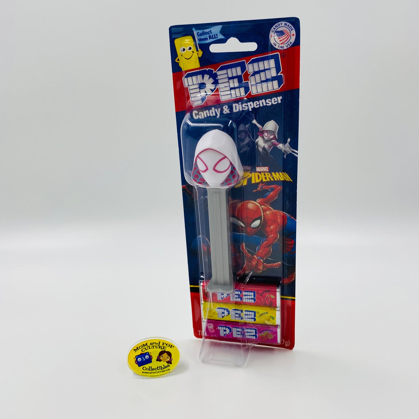 Marvel Ghost-Spider PEZ dispenser (2023) carded 7.5 China