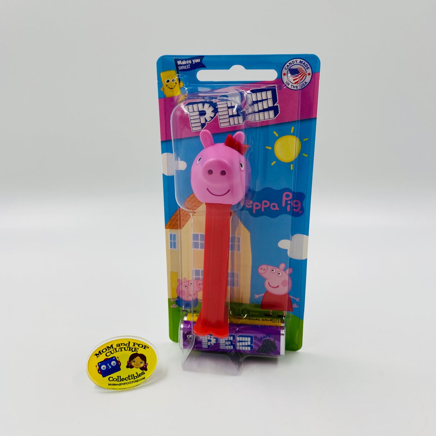 Peppa Pig PEZ dispenser (2020) carded 7.5 Hungary