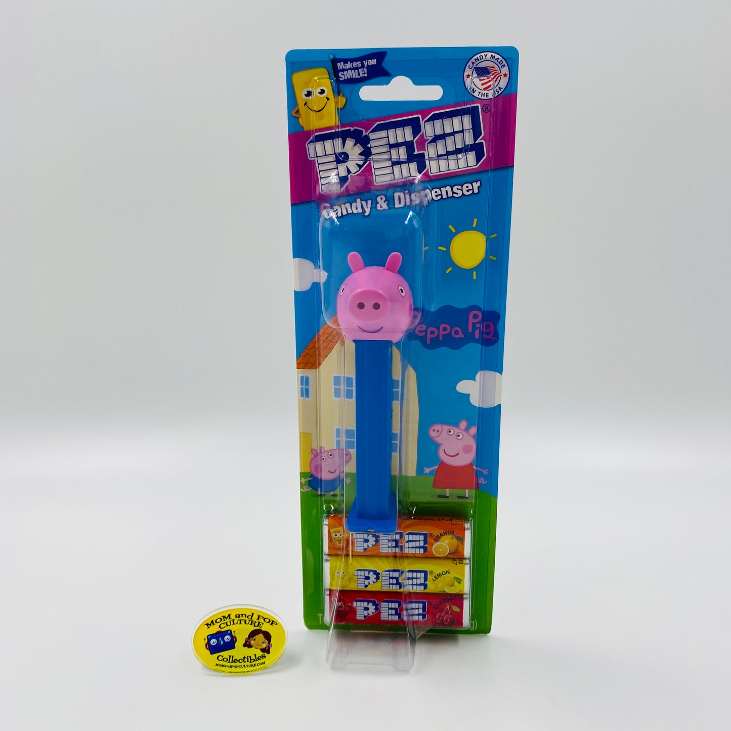 Peppa Pig George Pig PEZ dispenser (2020) carded 7.5 Hungary