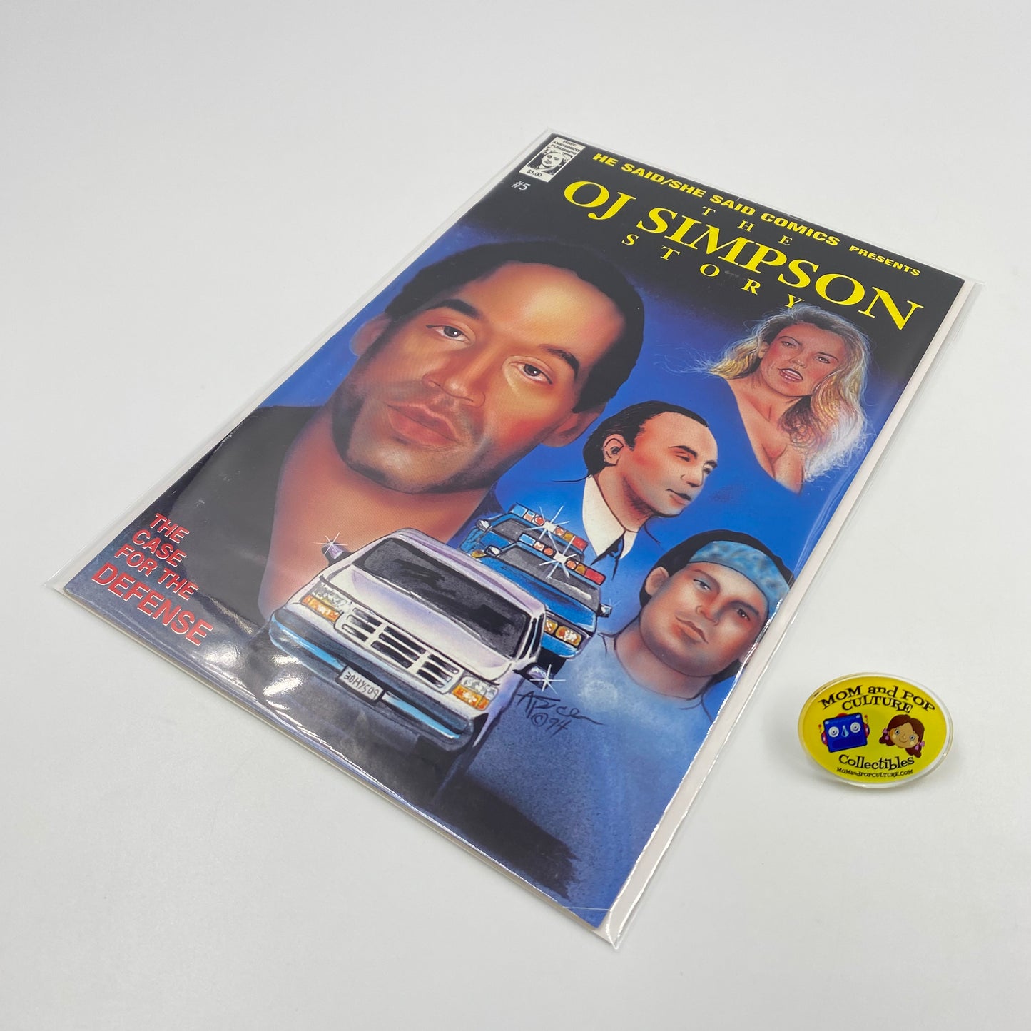He Said/She Said Comics Presents #5 The OJ Simpson/Nicole Simpson Story (1994) 1st Amendment (VG)