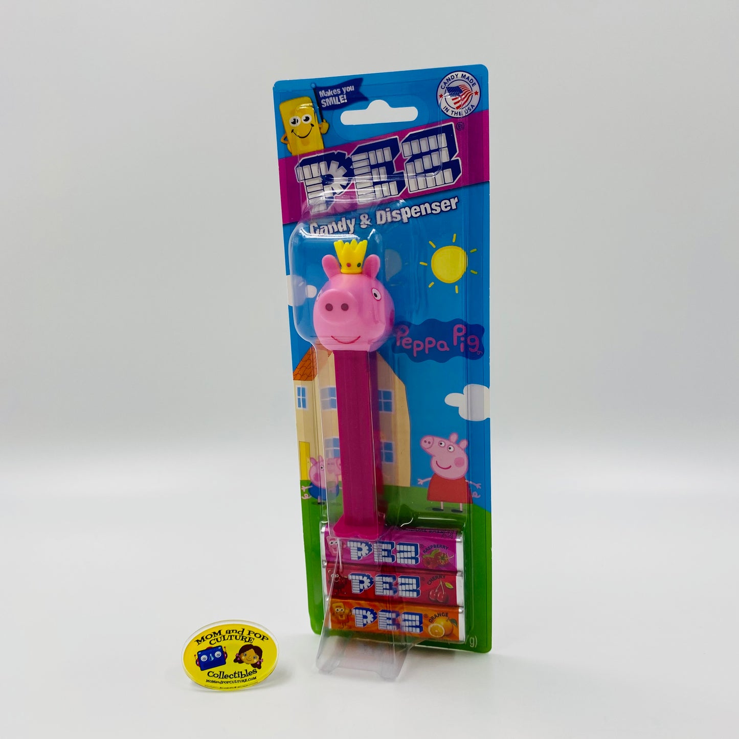 Peppa Pig (princess) PEZ dispenser (2020) carded 7.5 China