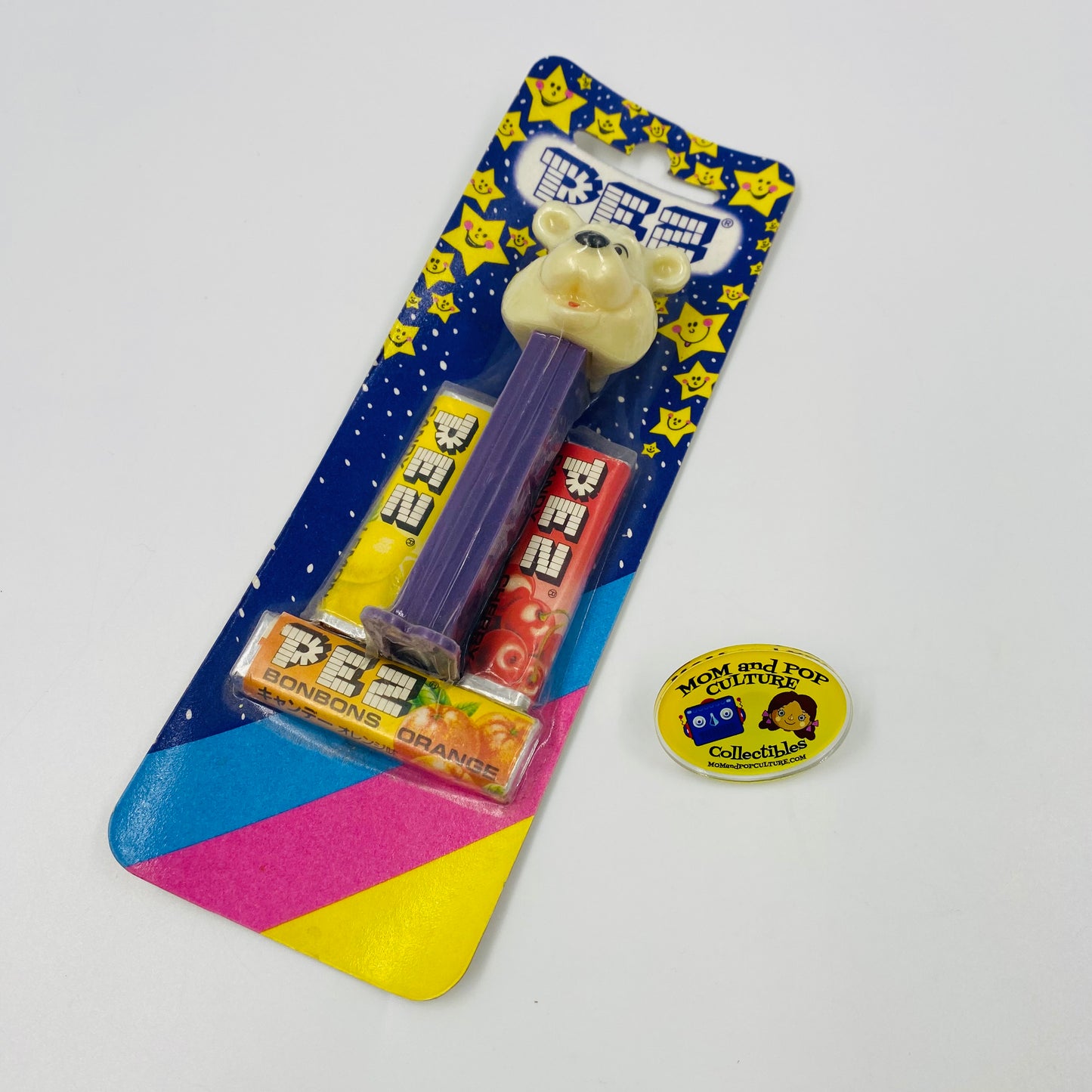 Icee Winter Bear PEZ dispenser (1991) Canadian card 4.9