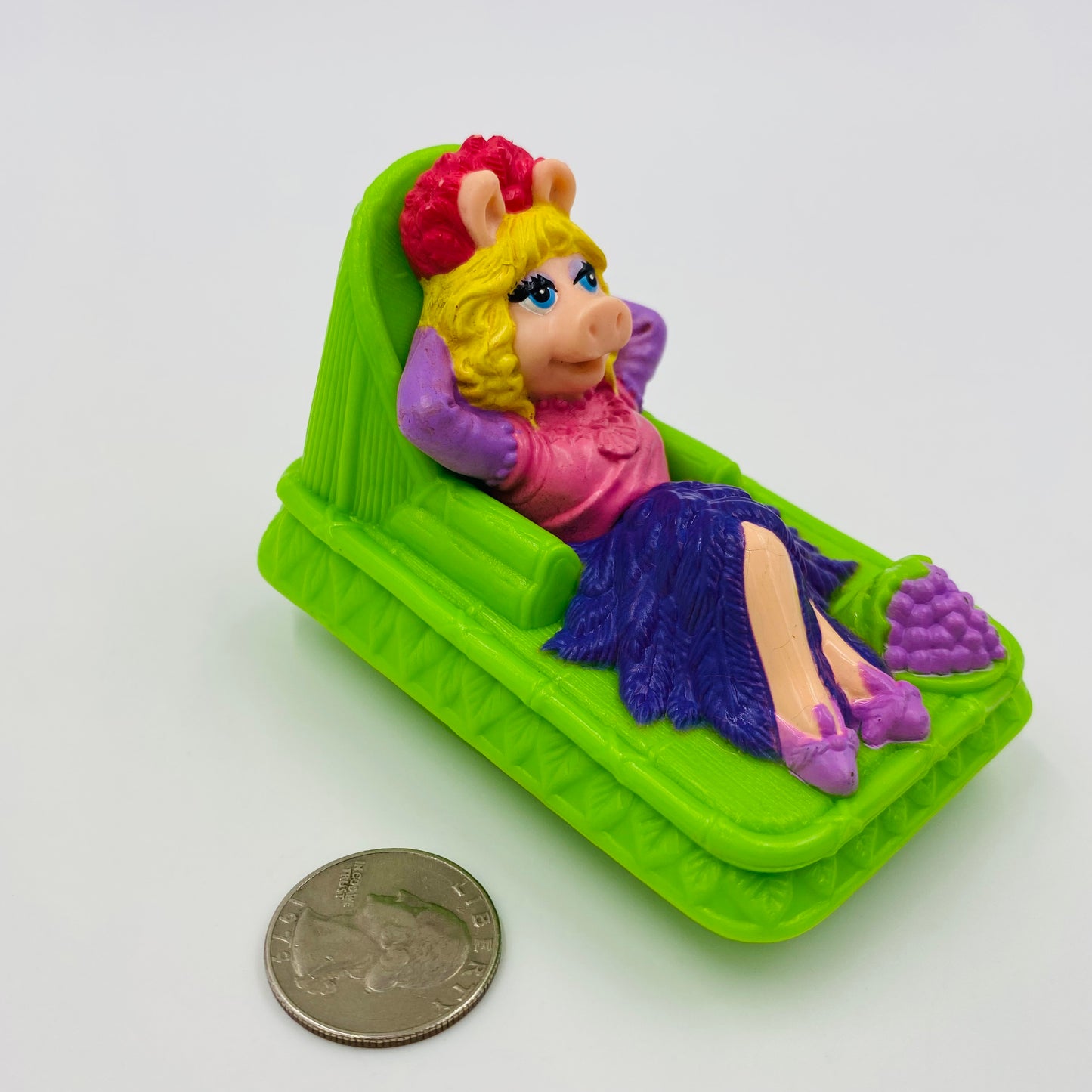Muppet Treasure Island Miss Piggy McDonald's Happy Meal toy (1995) loose