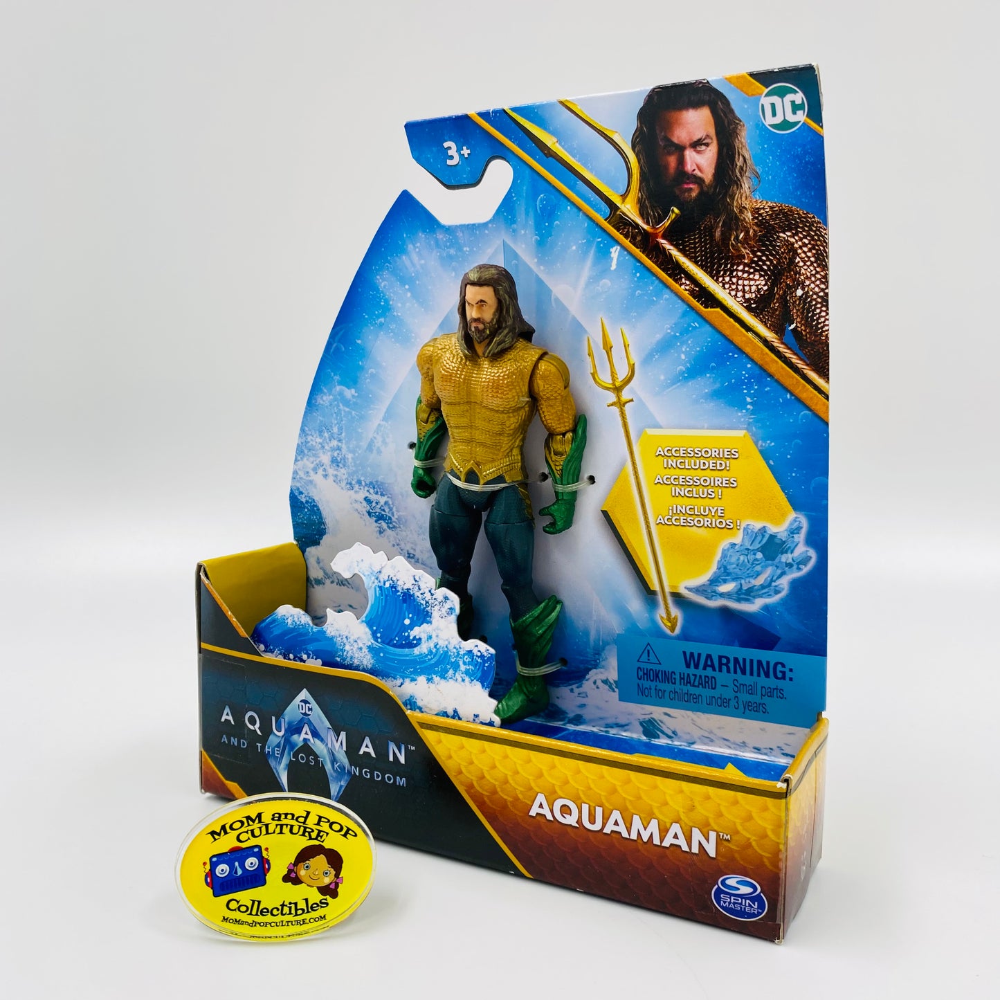 Aquaman and the Lost Kingdom Aquaman carded 4” action figure (2023) Spin Master