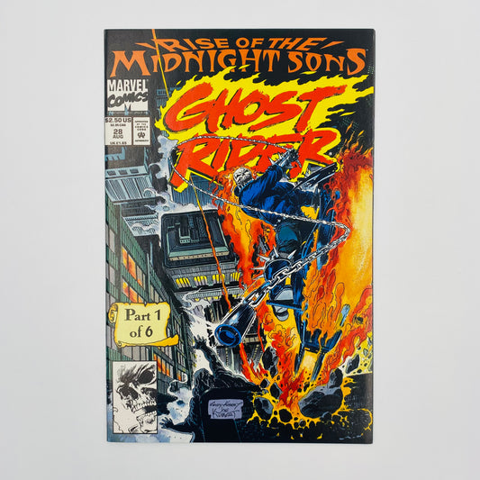 Ghost Rider #28 Rise of the Midnight Sons part 1 of 6 (1992) Marvel