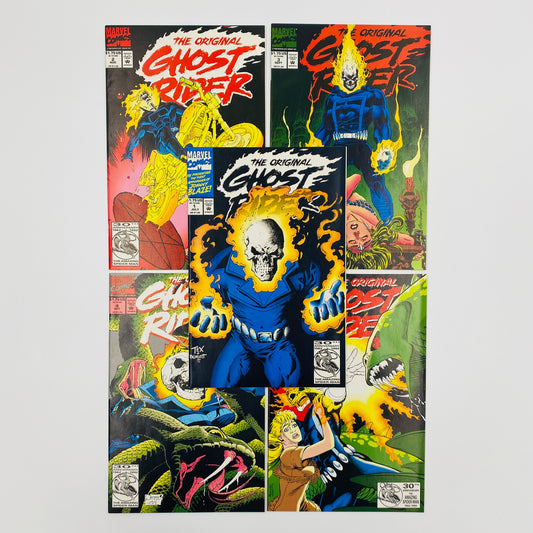 The Original Ghost Rider #1-5 (1992) reprinting Marvel Spotlight #5-9 (1972-1973) Marvel