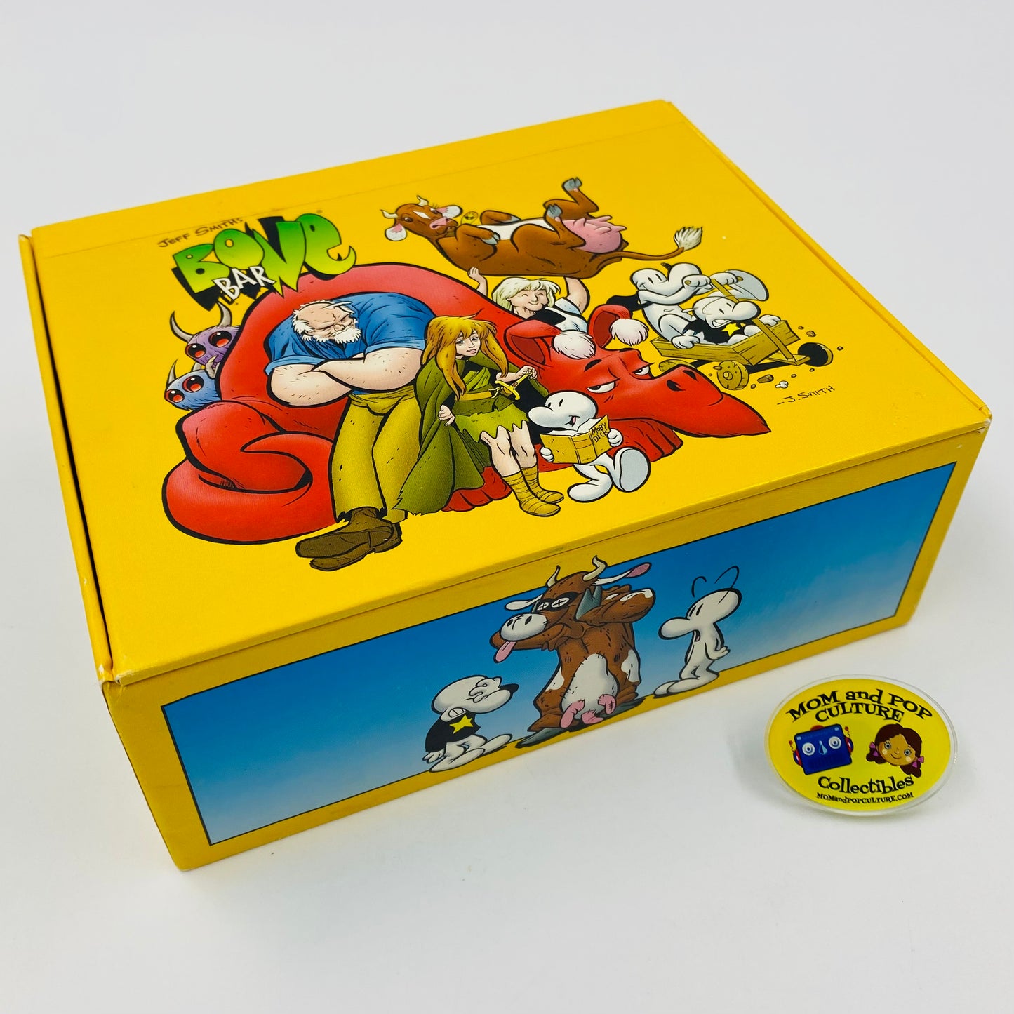 Jeff Smith’s Bone Bar candy bar box with empty wrappers (1998) Kitchen Sink Press