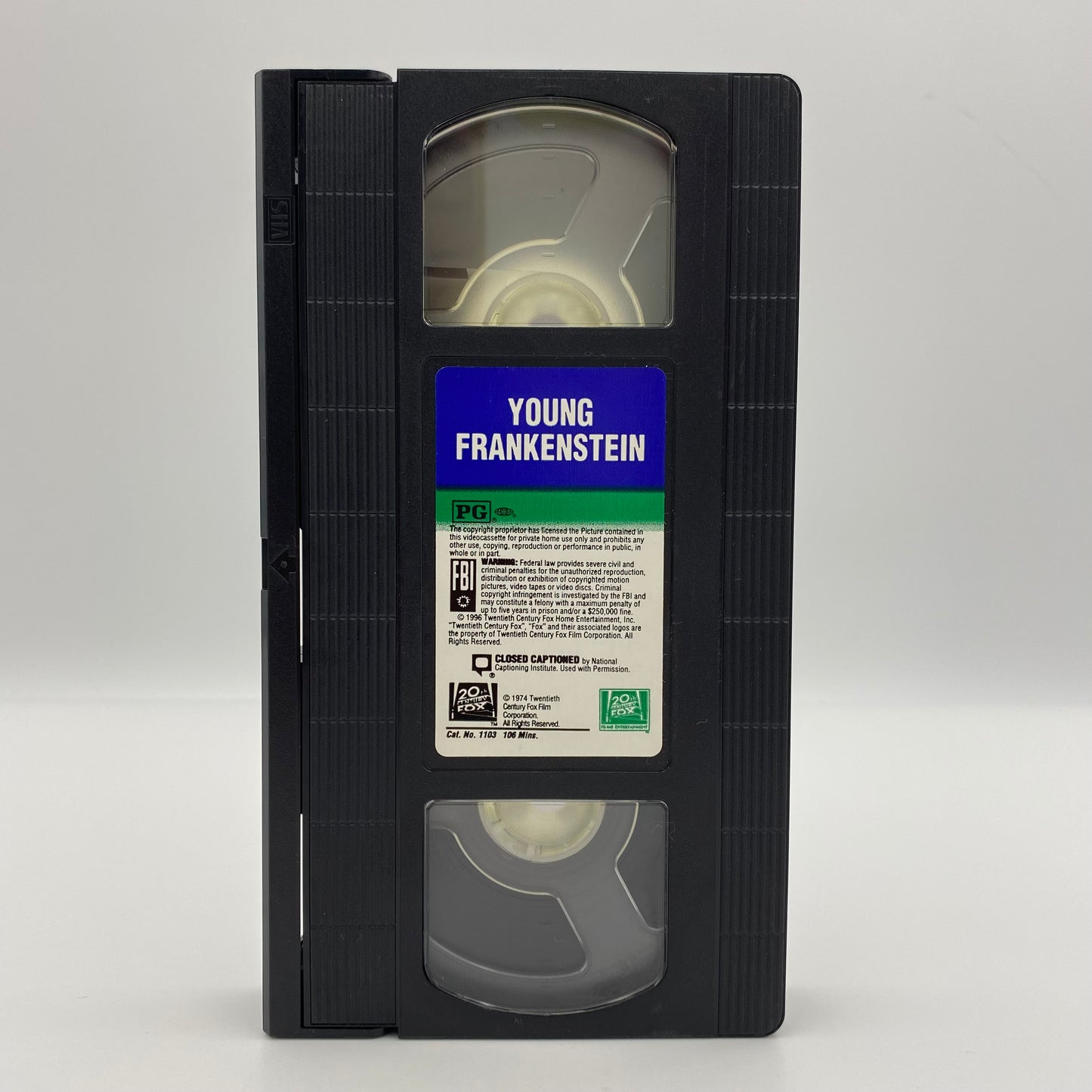 Young Frankenstein VHS tape (1996) Fox Video/Twentieth Century Fox Selections