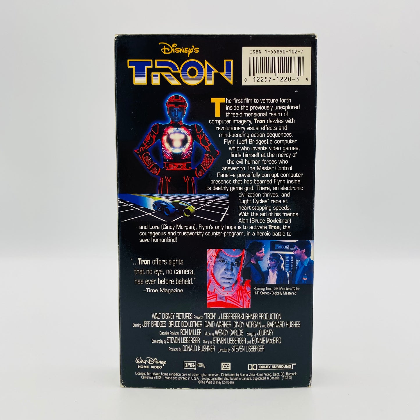 Tron VHS tape (1995) Walt Disney Home Video