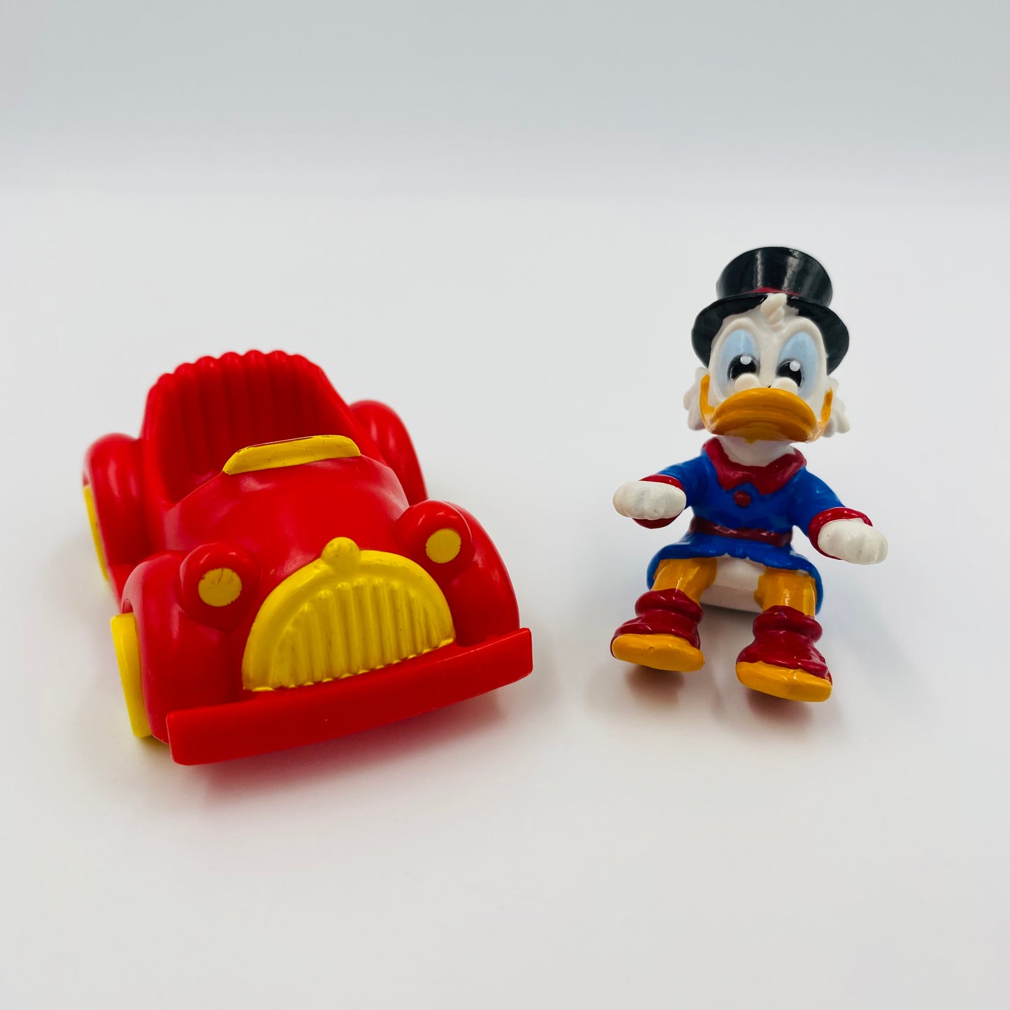 DuckTales Uncle Scrooge McDuck in Car McDonald's Happy Meal toy (1988) loose