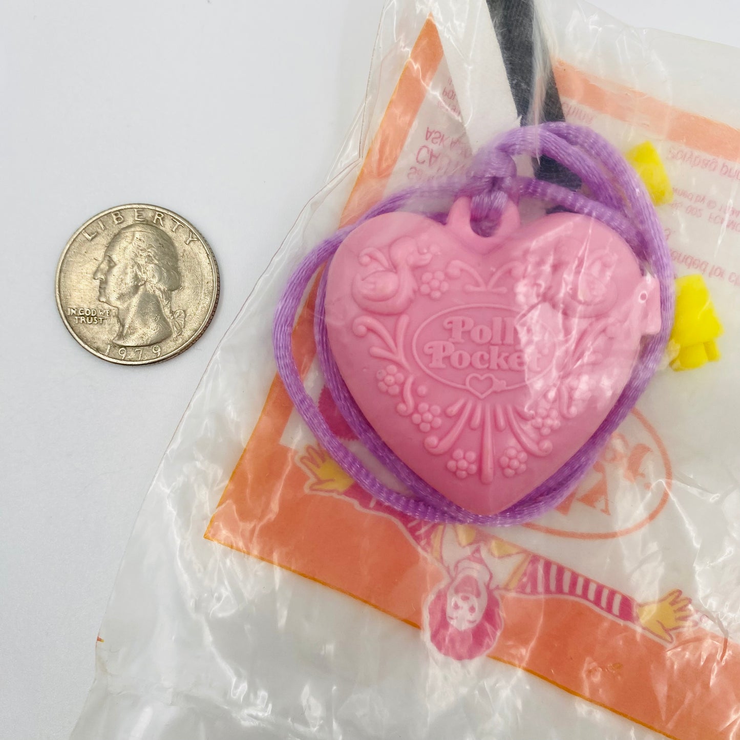 Polly Pocket Locket McDonald's Happy Meal toy (1994) bagged
