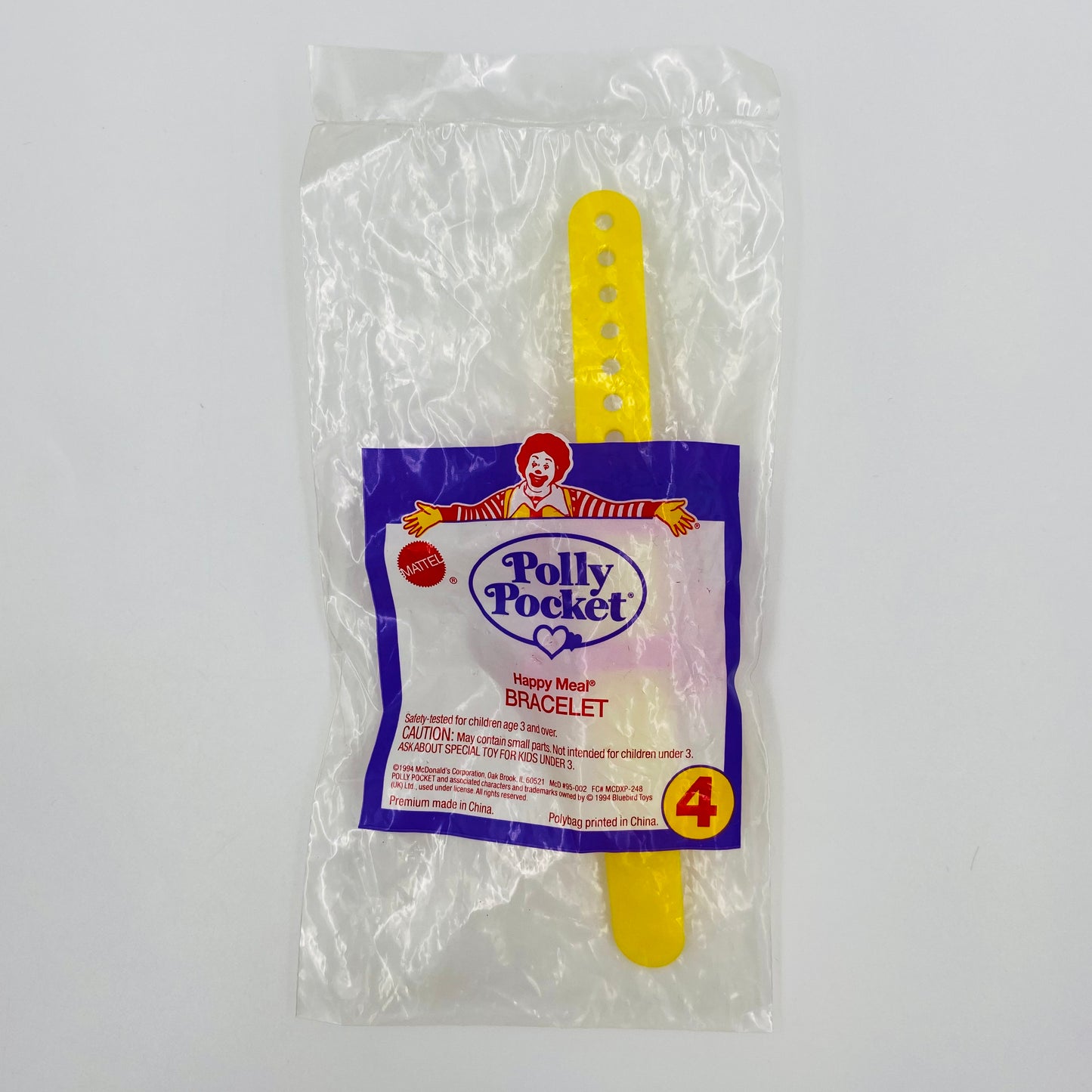 Polly Pocket Bracelet McDonald's Happy Meal toy (1994) bagged