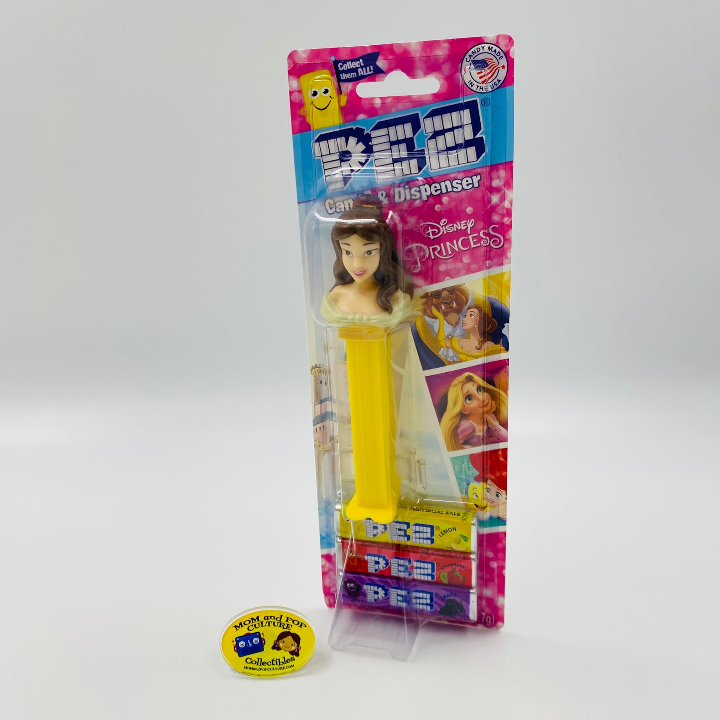 Disney Princess Beauty and the Beast Belle PEZ dispenser (2014) carded 7.5 China