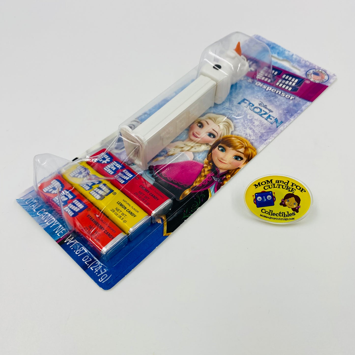 Frozen Olaf PEZ dispenser (2014) carded 7.5 China