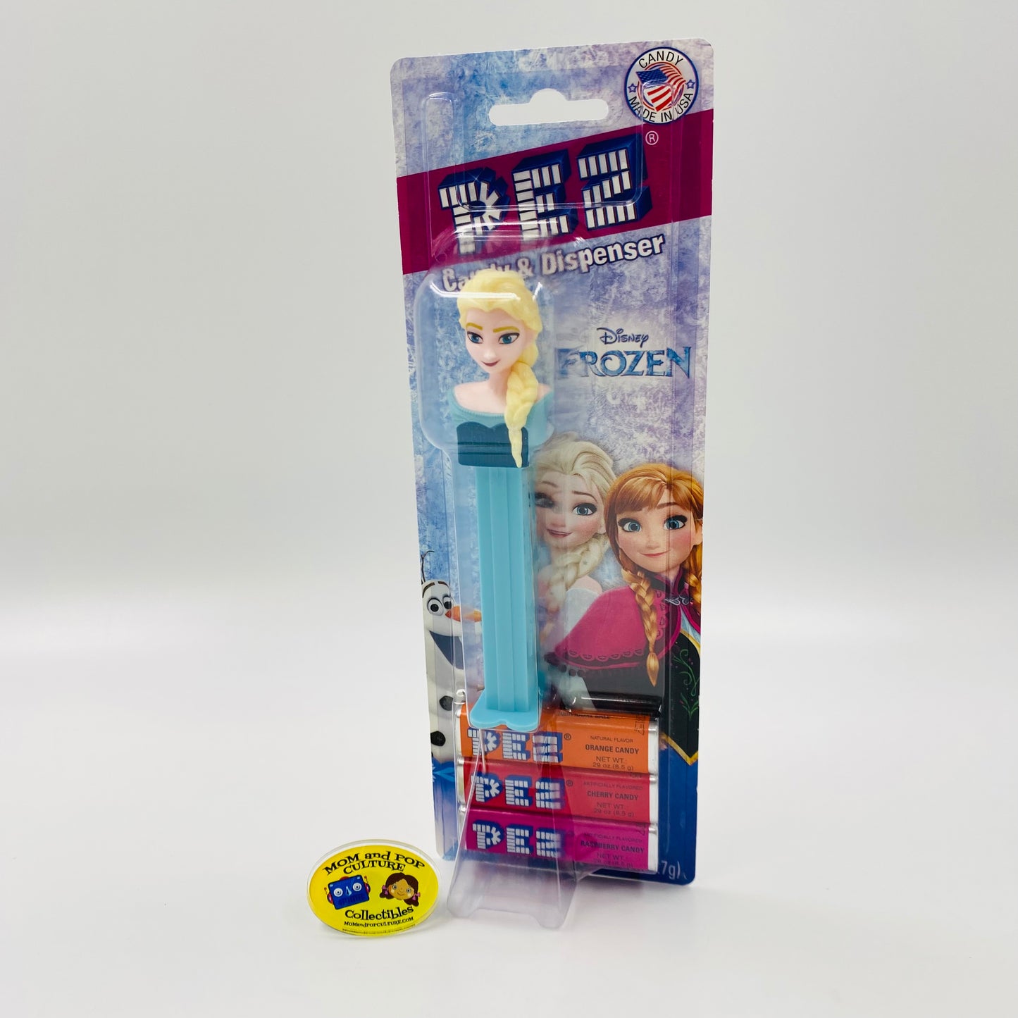 Frozen Elsa PEZ dispenser (2014) carded 7.5 China