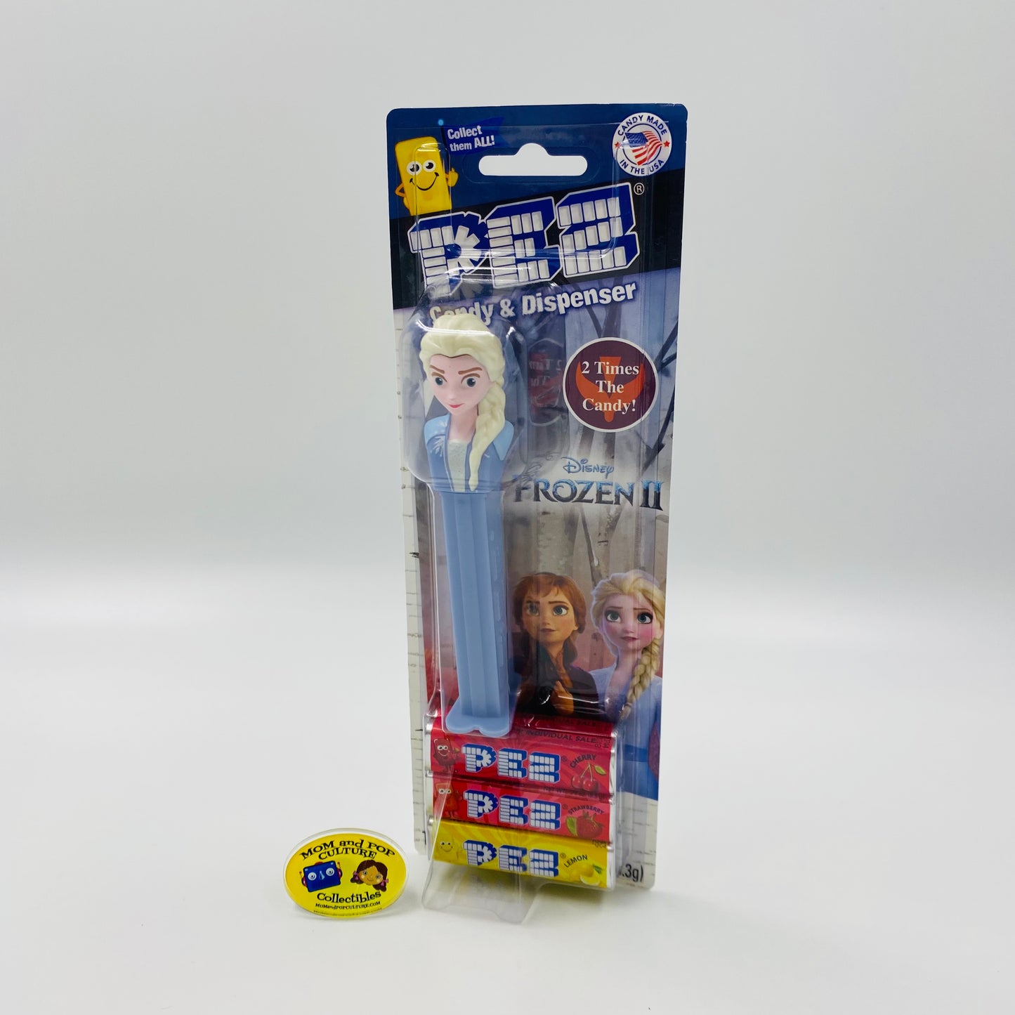 Frozen II Elsa PEZ dispenser (2019) carded 7.5 China
