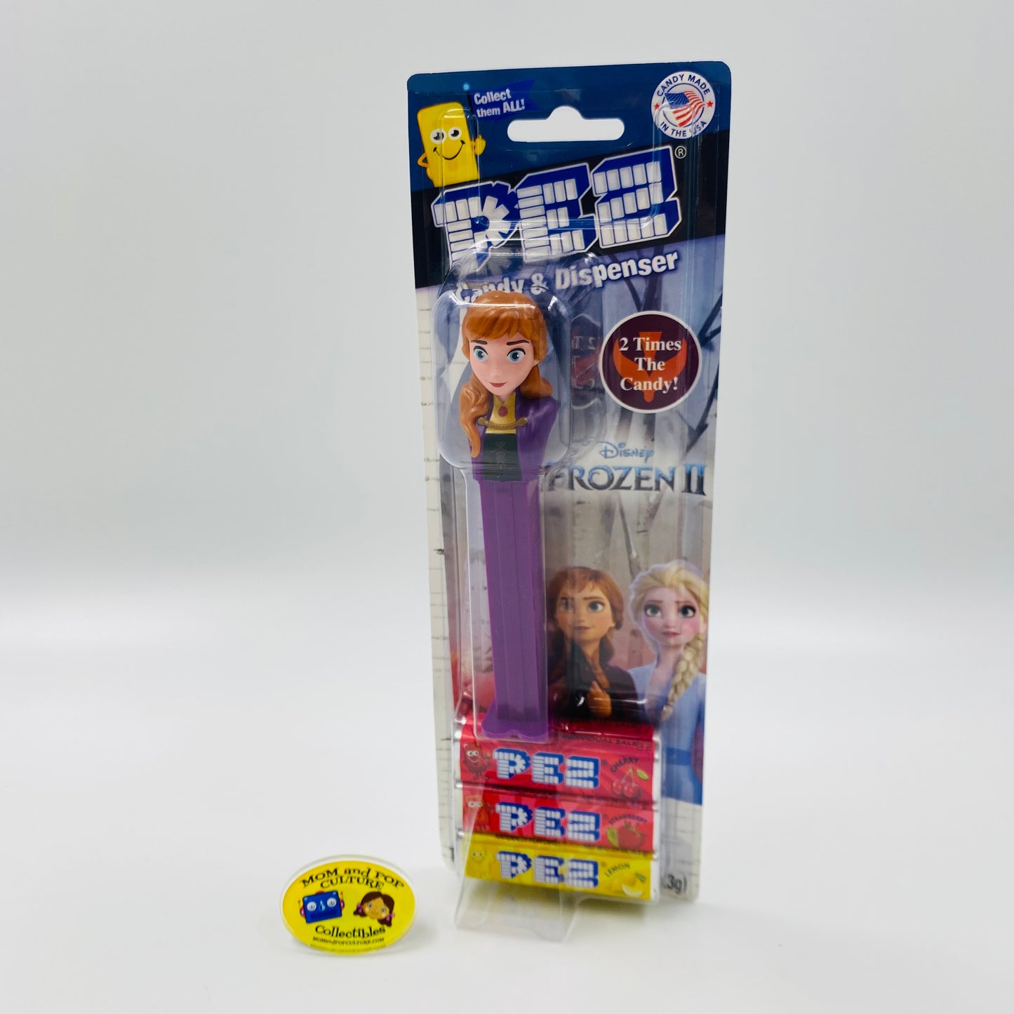 Frozen II Anna PEZ dispenser (2019) carded 7.5 China