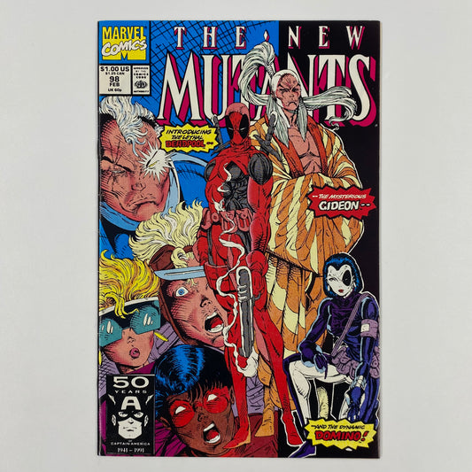 New Mutants #98 1st appearance of Deadpool (1991) Marvel