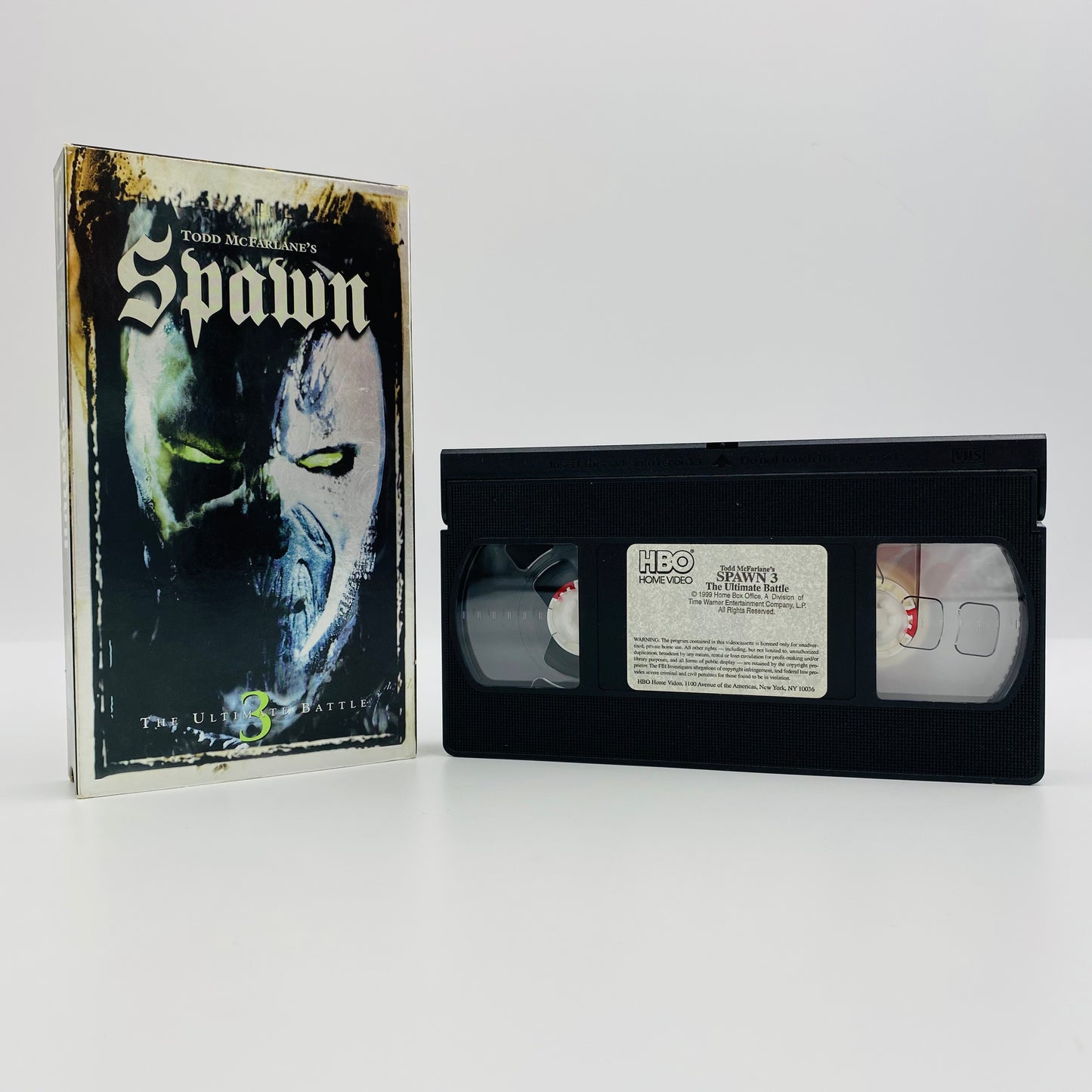 Spawn Animated volumes 1-3 VHS tapes (1997-1999) HBO Home Video