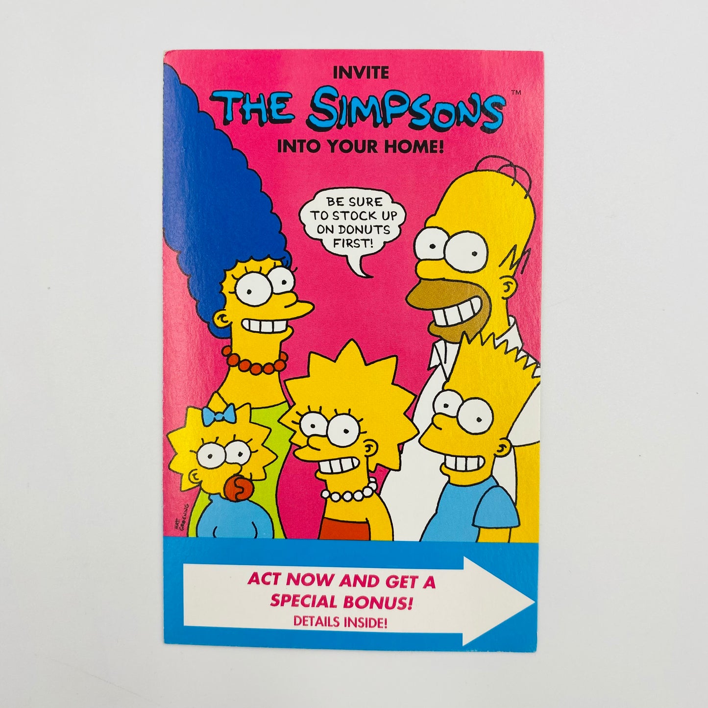 The Simpsons Christmas Special VHS tape (1991) Fox Video