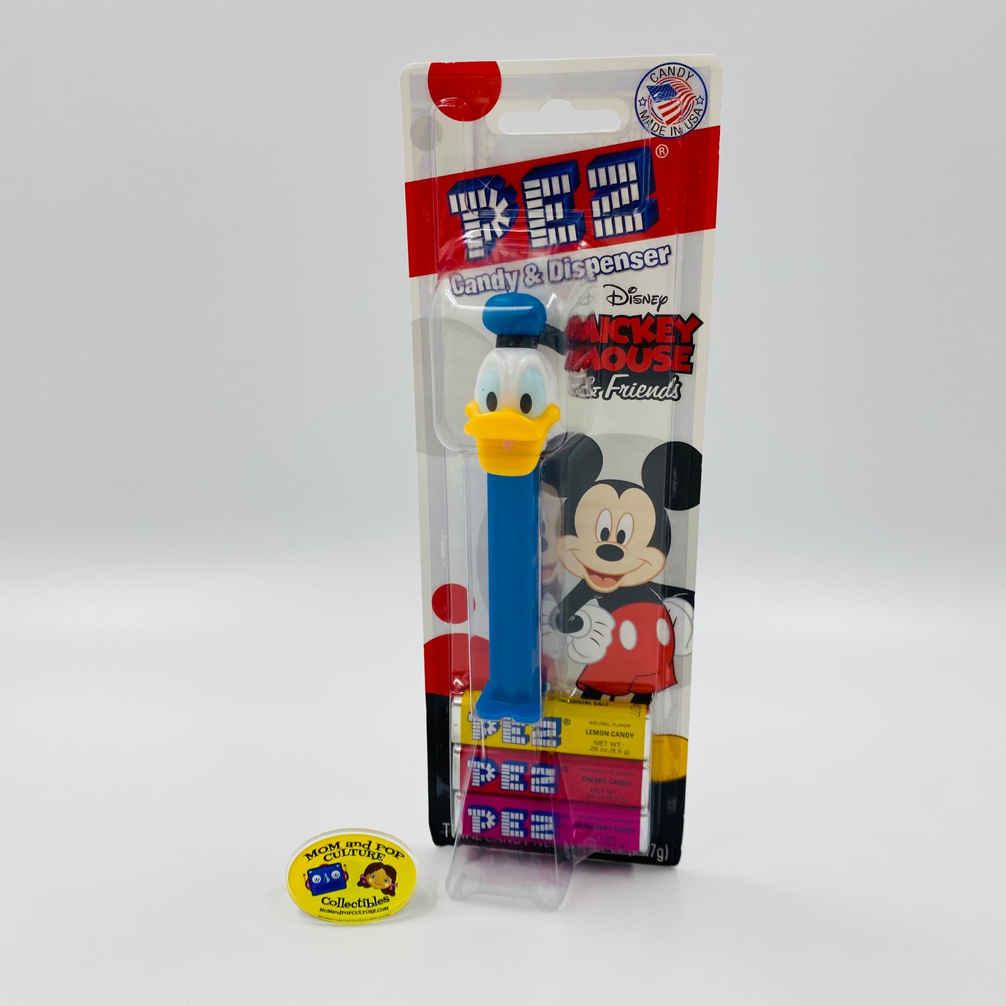 Disney Mickey Mouse & Friends Donald Duck PEZ dispenser (2009) carded 5.9 China