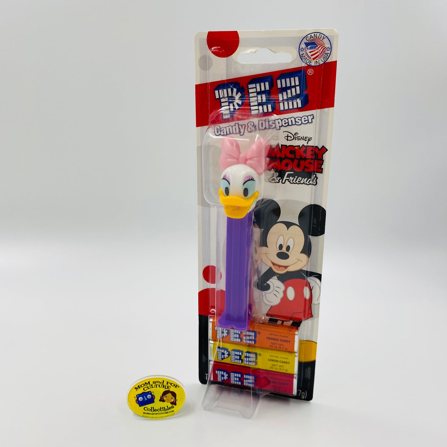 Disney Mickey Mouse & Friends Daisy Duck PEZ dispenser (2009) carded 7.5 China