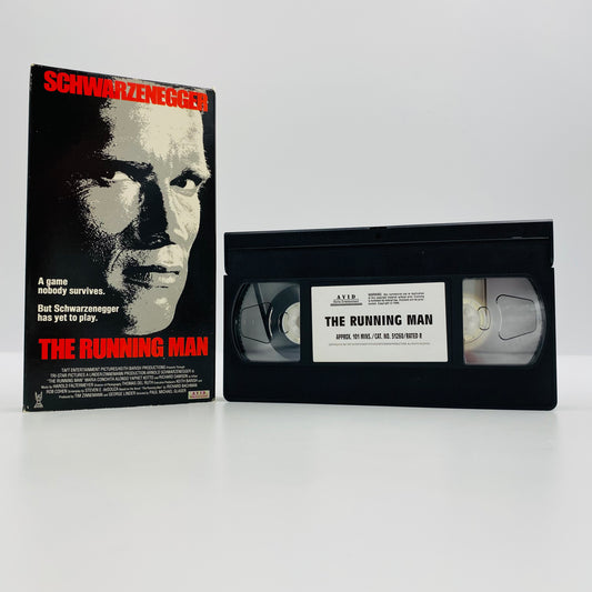 The Running Man VHS tape (1994) Avid Home Entertainment