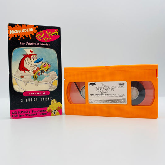 The Ren & Stimpy Show volume 3 The Stinkiest Stories VHS tape (1993) Sony Wonder