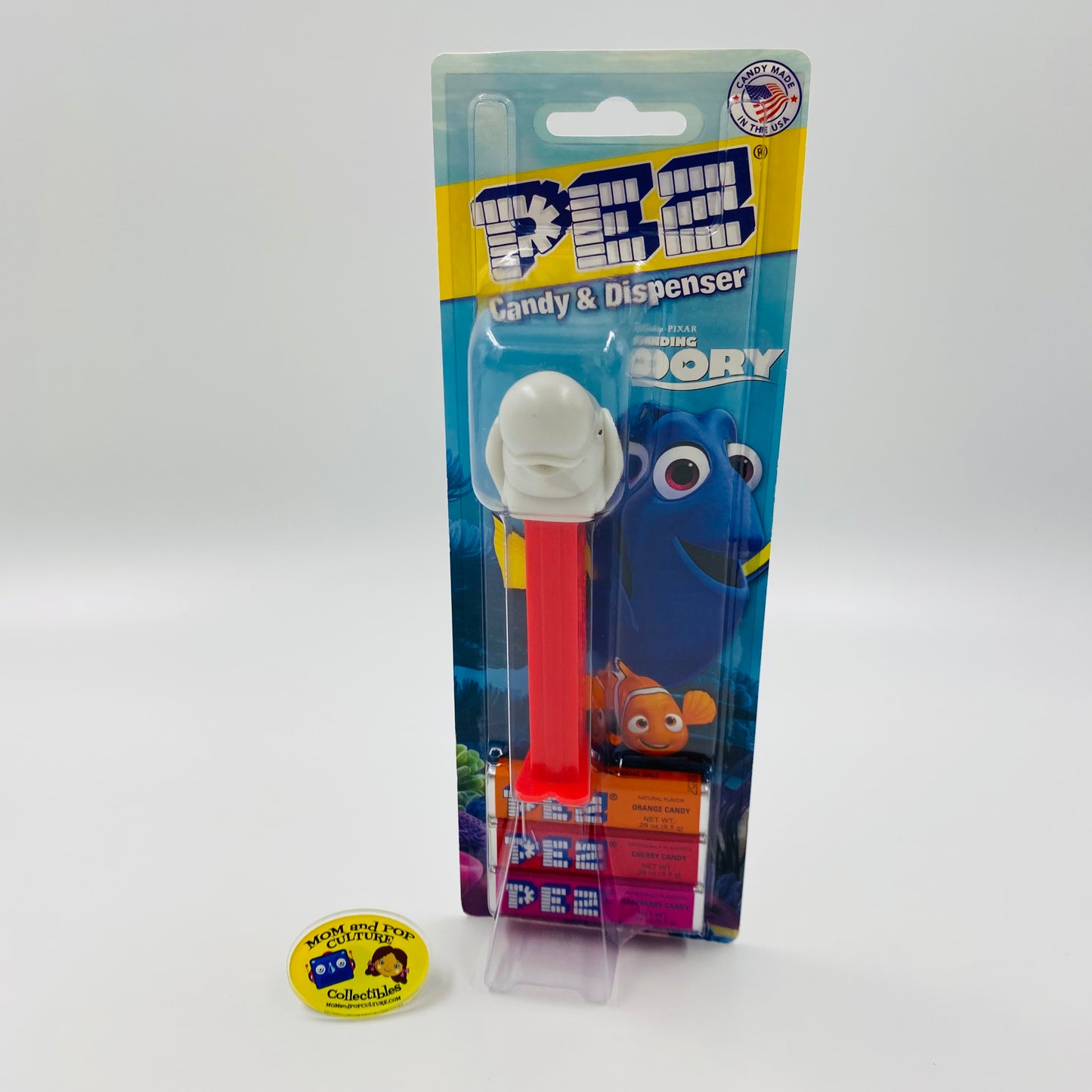 Finding Dory Bailey Beluga PEZ dispenser (2016) carded 7.5 China