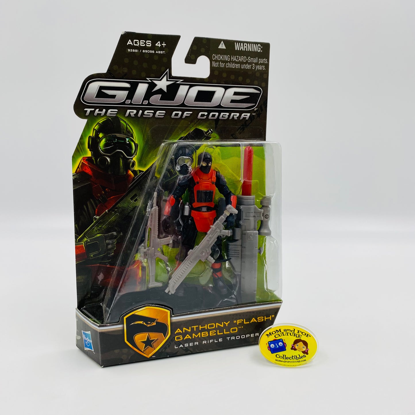 G.I. Joe The Rise of Cobra Anthony "Flash" Gambello (v3) carded 3.75” action figure (2009) Hasbro