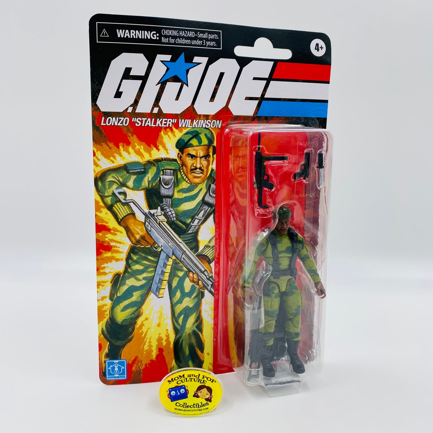 G.I. Joe Retro Lonzo "Stalker" Wilkinson carded 4” action figure (2021) Hasbro