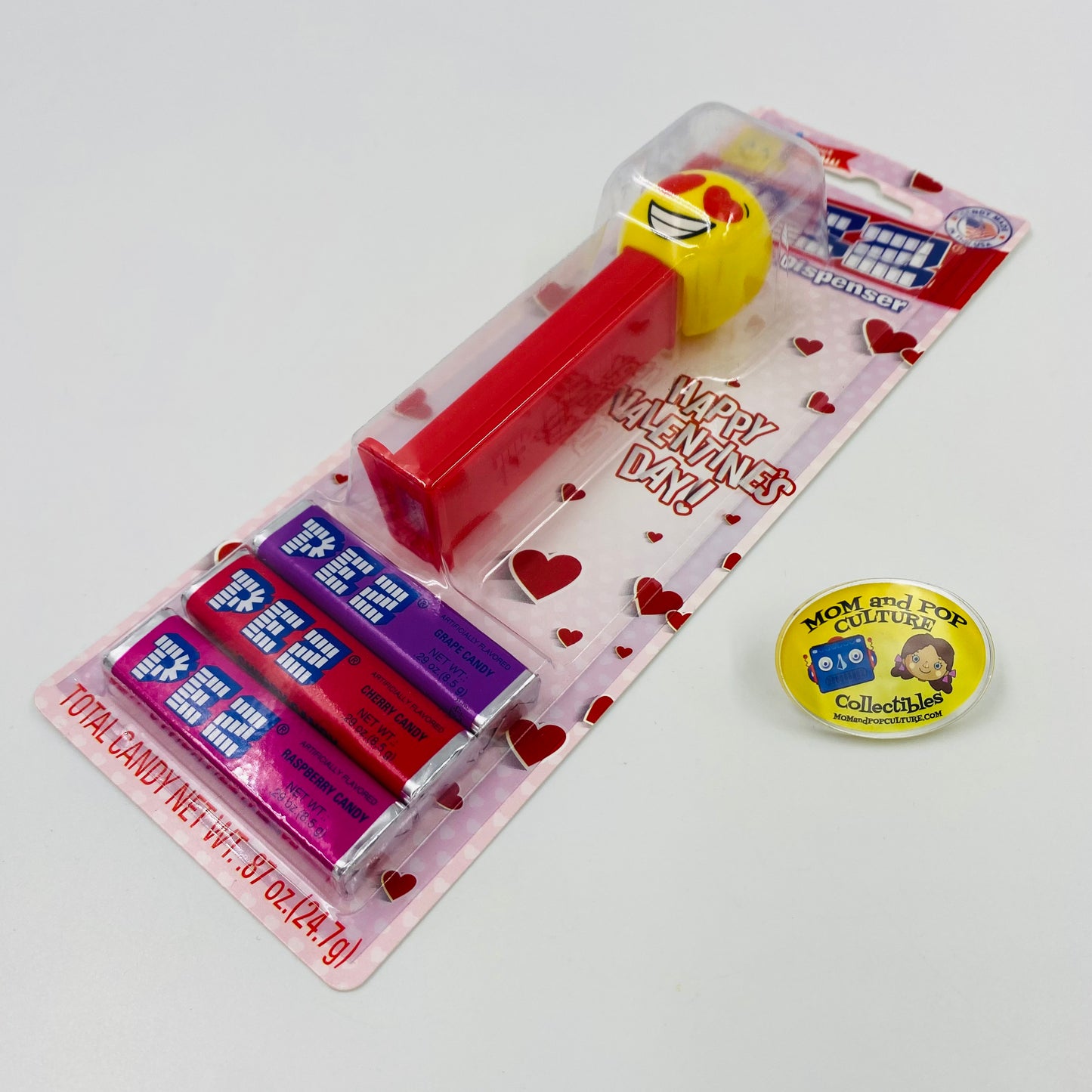 PEZemojis Love PEZ dispenser (2015) carded 7.5 Hungary