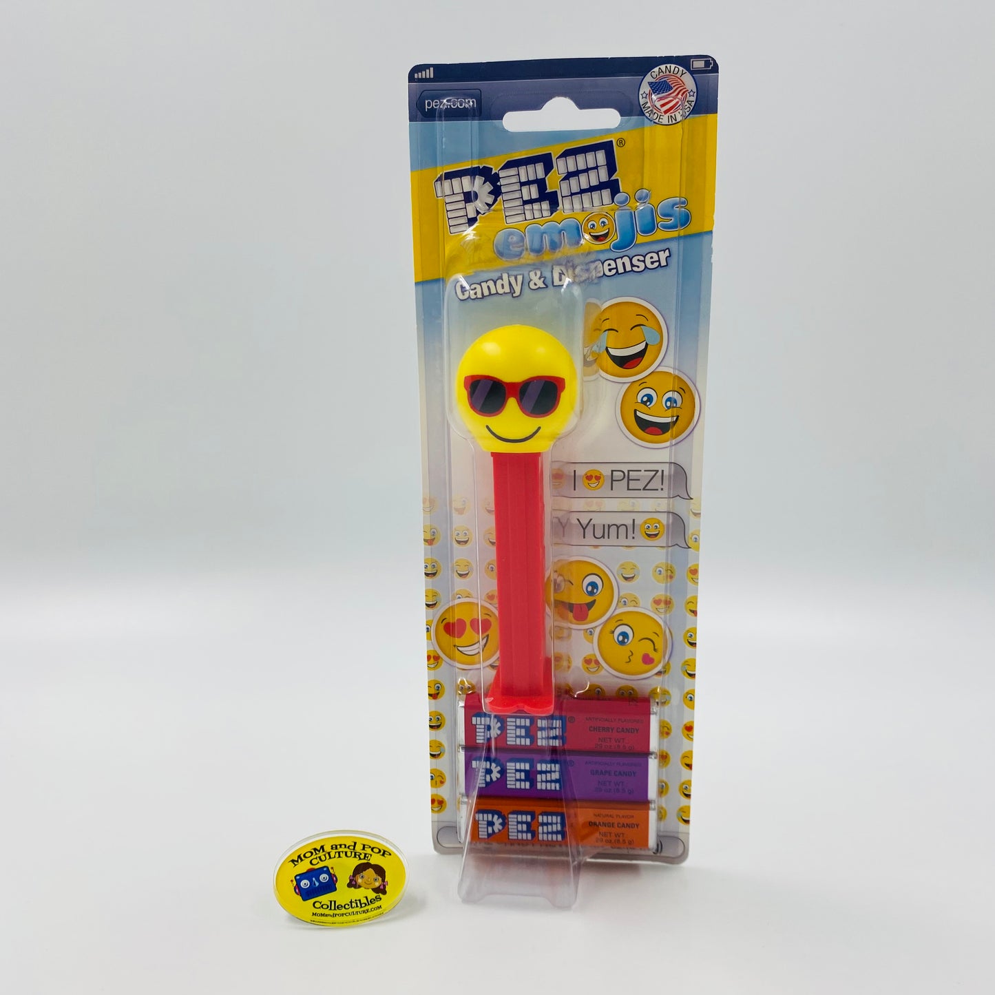 PEZemojis Chillin PEZ dispenser (2017) carded 7.5 Hungary