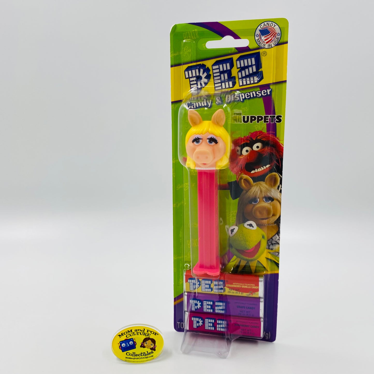 Muppets Miss Piggy PEZ dispenser (2012) carded 7.5 China