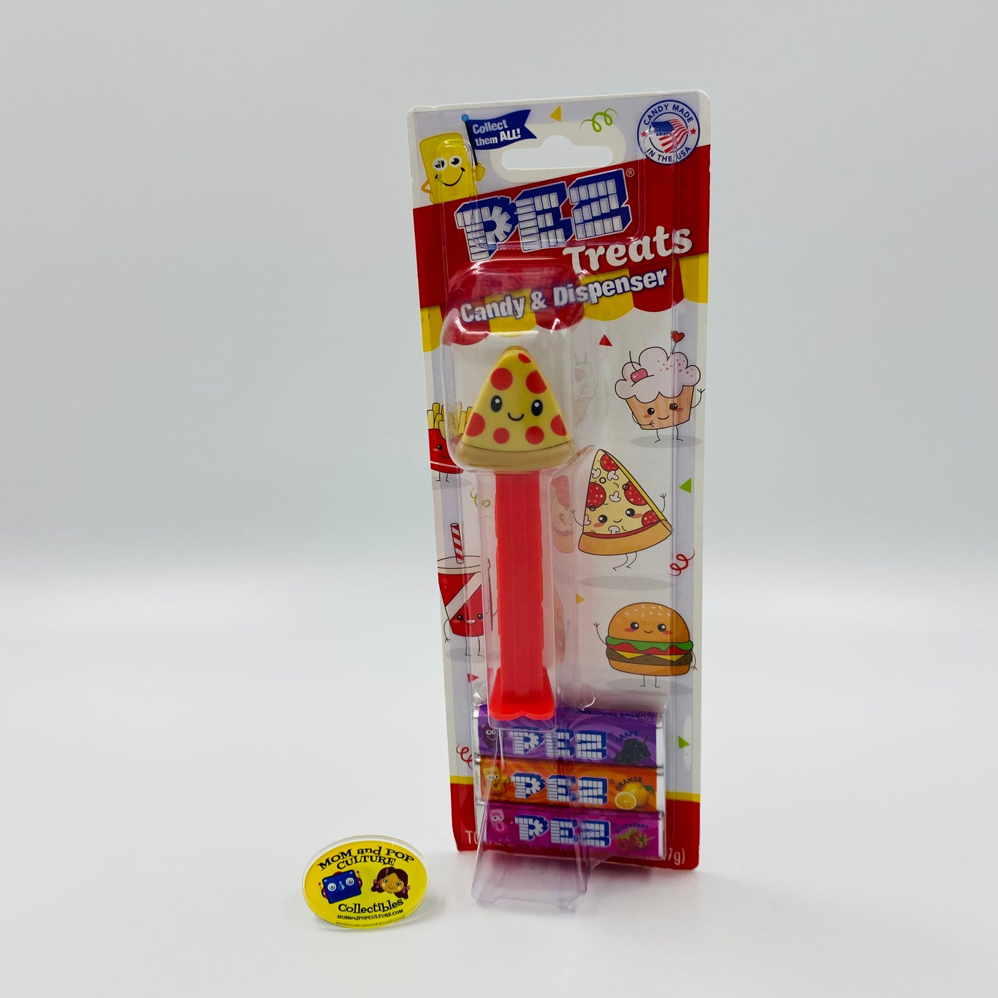 PEZ Treats Pizza Pez dispenser (2021) carded 7.5 China
