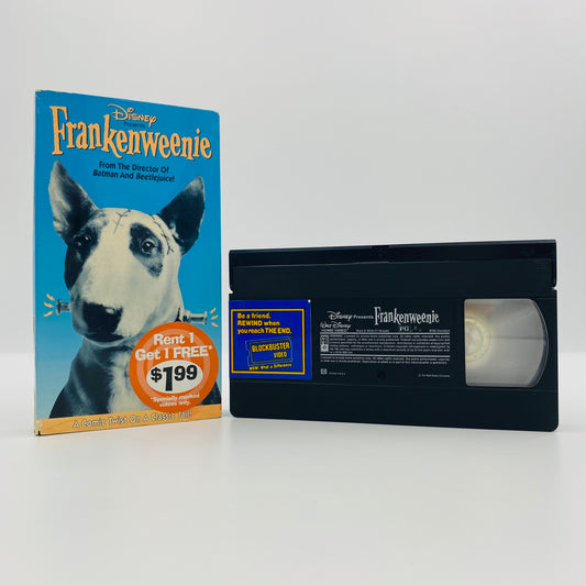 Frankenweenie VHS tape (1992) Walt Disney Home Video